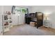 Bright bedroom featuring a stylish bunk bed, window, and decor at 1801 Irish Blvd, Sanford, NC 27332