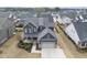 Aerial view of a neighborhood featuring various two-story homes at 1916 Edens Ridge Ave, Wake Forest, NC 27587