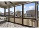 Relaxing screened porch with an outdoor view of the neighborhood at 1916 Edens Ridge Ave, Wake Forest, NC 27587