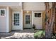 Inviting front entrance with two doors and well-maintained landscaping for a welcoming curb appeal at 220 Elizabeth St # F-2, Chapel Hill, NC 27514
