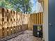 Private fenced patio with brick pavers, offering an outdoor space for relaxation and entertainment at 220 Elizabeth St # F-2, Chapel Hill, NC 27514