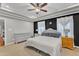The main bedroom features a neutral color scheme and light-colored carpet at 250 Spring View Ln, Pittsboro, NC 27312
