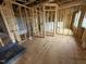 In-progress bathroom exhibiting essential framing and plumbing, offering potential for customization at 3015 Dog Rose Drive Lot 170 Dr, Durham, NC 27703