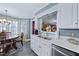 Bright kitchen with eat in dining area and seamless view to the living room at 3222 Windmere Dr, Sanford, NC 27330