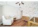 Bright Bedroom with hardwood floors, stylish decor, and a modern dresser at 3929 Glenlake Garden Dr, Raleigh, NC 27612