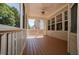 A screened in porch with many windows offering a pleasant view of the outdoors at 400 Leacroft Way, Morrisville, NC 27560