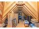 Unfinished attic space, ideal for storage or future expansion, offering ample room and potential at 442 Hunters Pointe Rd, Nashville, NC 27856