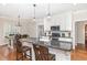 Bright, updated kitchen with granite countertops and stainless steel appliances at 442 Hunters Pointe Rd, Nashville, NC 27856