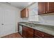 Kitchen featuring granite countertops and stainless steel appliances at 60 Justin Ct, Durham, NC 27705