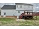 Two-story home with an elevated back deck and grassy yard at 723 Whitt Town Rd Rd, Roxboro, NC 27574