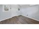 This room has a door for access to the yard at 8304 Circlewood Ct, Raleigh, NC 27615