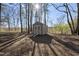 Handy outdoor storage shed offering extra space for tools and equipment in backyard at 1012 Mountain Laurel Dr, Raleigh, NC 27603