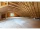 Unfinished attic space offering potential for future expansion at 110 Purslane Dr, Franklinton, NC 27525