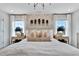 Beautiful bedroom featuring neutral tones, stylish decor, and ample natural light from the nearby windows at 1200 Alston Landing Way # 05, Cary, NC 27519