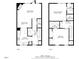 Detailed floor plan showcasing two floors with living spaces, kitchen, bedrooms, and bathrooms at 1303 Dylan Heath Ct, Raleigh, NC 27608
