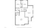 Detailed floor plan showing the layout of the upper floor of the home at 1428 Heritage Links Dr, Wake Forest, NC 27587