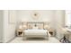 Calm bedroom designed with neutral colors, decorative accents, and comfortable furniture, providing a relaxing atmosphere at 1524 Goldfinch Perch Ln, Knightdale, NC 27545