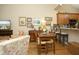 Cozy dining area near the kitchen, perfect for Gathering meals and casual gatherings in a relaxed atmosphere at 1914 Tweed Ln, Burlington, NC 27215