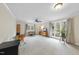 Bonus room with carpeting, windows, and a ceiling fan at 3001 Hunters Bluff Dr, Raleigh, NC 27606