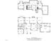 Detailed two-story floor plan, showcasing the layout of the bedrooms, living spaces, and other rooms at 3001 Hunters Bluff Dr, Raleigh, NC 27606