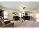Spacious living room with plush furniture, offering a cozy and inviting atmosphere at 303 Fortress Dr, Morrisville, NC 27560