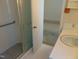 Bathroom featuring a glass shower door, and vanity at 3601 Colonial Ln, Rocky Mount, NC 27804