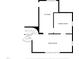 Main floor plan shows layout of living room, dining room and kitchen at 3601 Colonial Ln, Rocky Mount, NC 27804