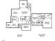 Detailed floor plan showcasing the layout of the first and second floors with room dimensions at 4 Applewood Sq, Durham, NC 27713