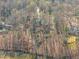 Aerial view of a wooded property with lake access showcasing the landscape at 4808 Clubview Ct, Fuquay Varina, NC 27526
