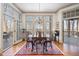 Charming dining area with large windows and access to the deck, perfect for enjoying meals with a view at 4808 Clubview Ct, Fuquay Varina, NC 27526