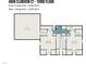 Third-floor layout with bedroom and attic spaces at 4808 Clubview Ct, Fuquay Varina, NC 27526