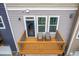 Overhead view of a deck with wood flooring and railing, offering a private outdoor retreat at 4963 Highcroft Dr, Cary, NC 27519
