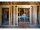 Unfinished attic space, showcasing wooden framing and design flexibility for future customization and expansion at 6720 Colleen Rd, Rocky Mount, NC 27803