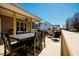 Spacious back porch with dining and relaxing areas, offering views of the home and outdoor spaces at 6720 Colleen Rd, Rocky Mount, NC 27803