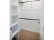Walk-in closet featuring built-in shelves and hanging rods for optimal storage and organization at 6720 Colleen Rd, Rocky Mount, NC 27803
