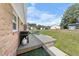 Spacious backyard featuring a deck with grill and outdoor seating area at 916 Clayton Rd, Durham, NC 27703