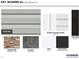 Samples of exterior material and color schemes at 105 Pisgah St, Sanford, NC 27330