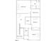 Second floor layout featuring bedrooms, bathrooms, loft, laundry and walk-in closet at 1131 Pate Farm Ln, Durham, NC 27703