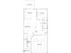 First floor layout featuring kitchen, great room, dining room, garage and screened porch at 1131 Pate Farm Ln, Durham, NC 27703