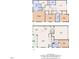 Detailed floor plan showcasing layout of the house, including the kitchen, bedrooms, and living spaces at 1160 Craigmeade Dr, Morrisville, NC 27560