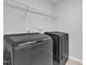 Modern washer and dryer set in the laundry room at 1160 Craigmeade Dr, Morrisville, NC 27560