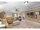 Cozy attic living room featuring neutral colors and comfortable seating at 1188 The Preserve Trl, Chapel Hill, NC 27517