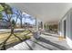 Expansive covered front porch with ample seating and views of the neighborhood at 123 E Weatherspoon St, Sanford, NC 27330