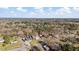 Expansive aerial view of a neighborhood showcasing various homes surrounded by lush trees and greenery at 1721 Raleigh Rd, Henderson, NC 27536