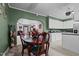 Cozy dining area connecting the kitchen and living room, perfect for Gathering gatherings at 1796 Steel Bridge Rd, Sanford, NC 27330
