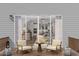 Inviting balcony with outdoor seating overlooking the interior living spaces at 2027 Trident Maple Ln, Chapel Hill, NC 27517