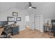 Home office with a closet and view to stairs and a hallway at 211 Fleming Dr, Durham, NC 27712