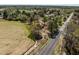 Bird's eye view of the property, showing its proximity to the main road and surrounding landscape at 2125 W Academy St, Holly Springs, NC 27540