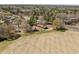 Expansive aerial view of the property, showcasing lush surroundings and serene setting at 2125 W Academy St, Holly Springs, NC 27540