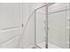Contemporary bathroom featuring a clear glass shower door at 2836 Egert Dr, Haw River, NC 27258